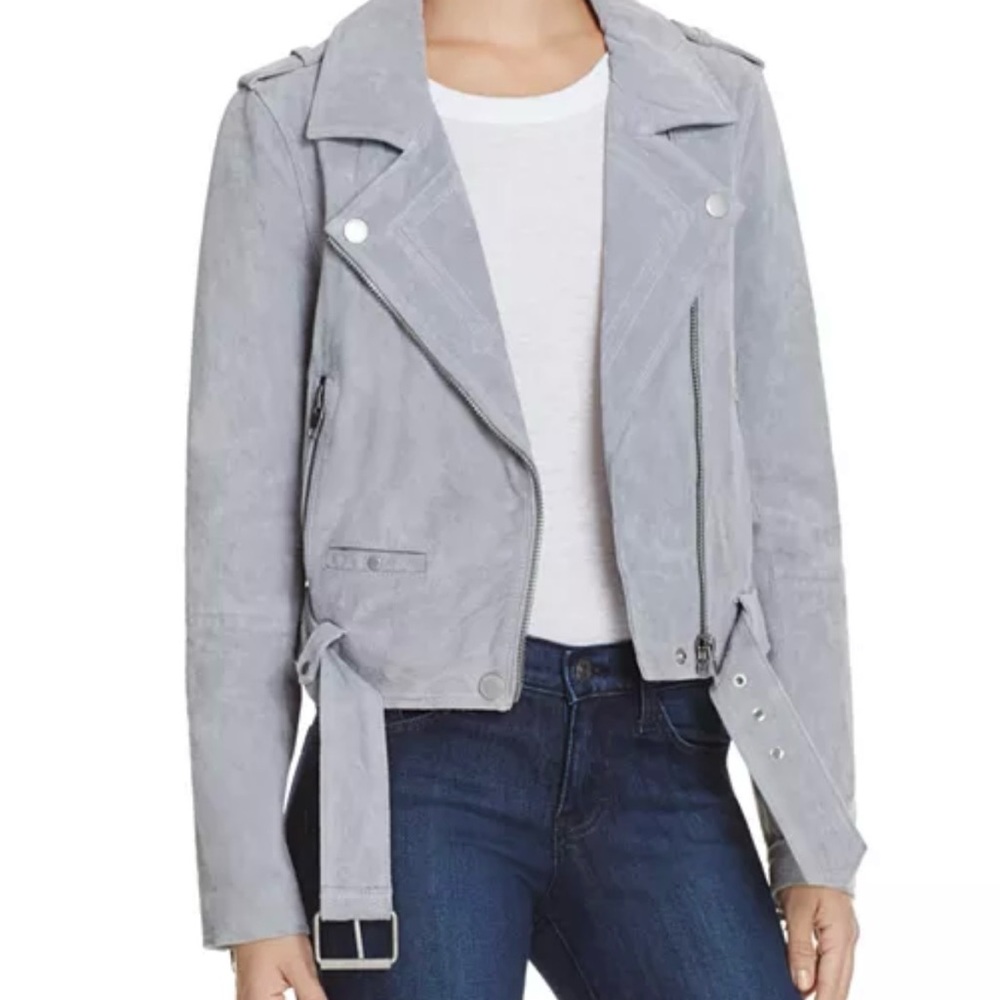 Blank NYC Women’s Gray Suede Jacker Size Sm NWT!